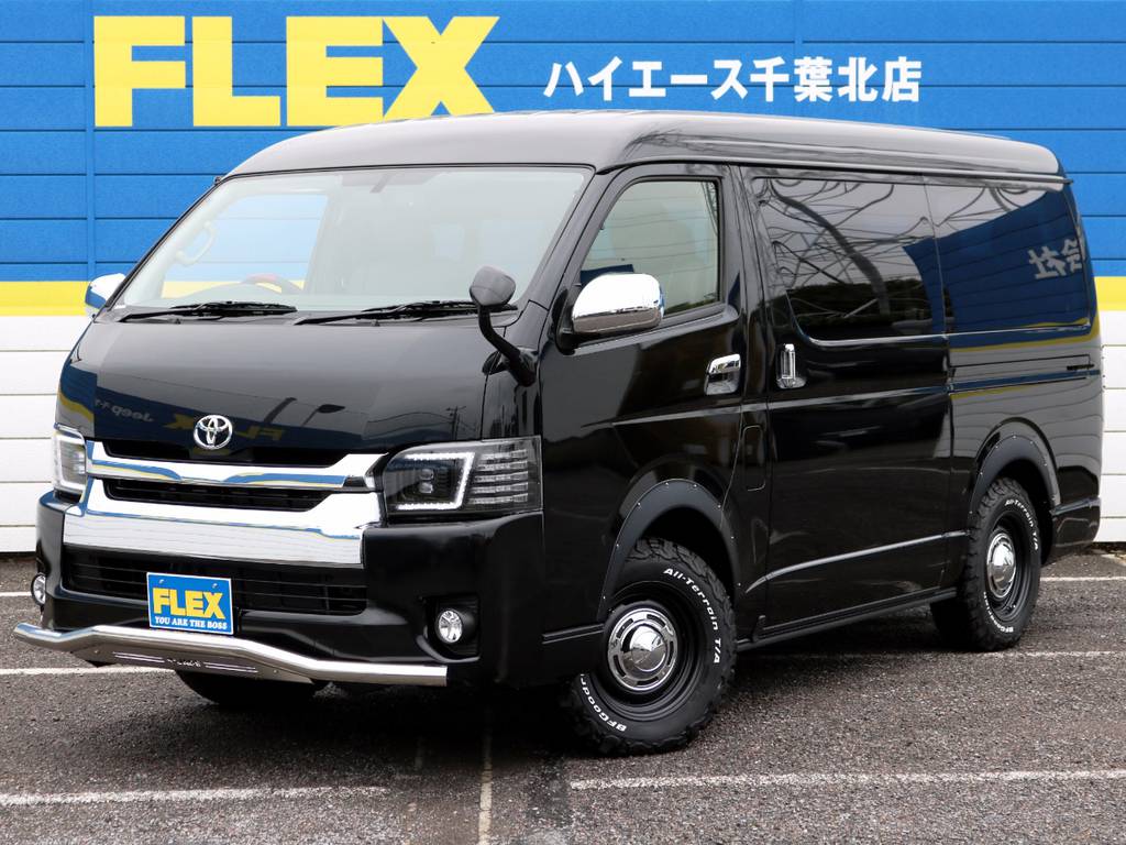 新車未登録　ハイエースワゴンＧＬ　４ＷＤ　１０人乗り　千葉北アウトドアパッケージ！