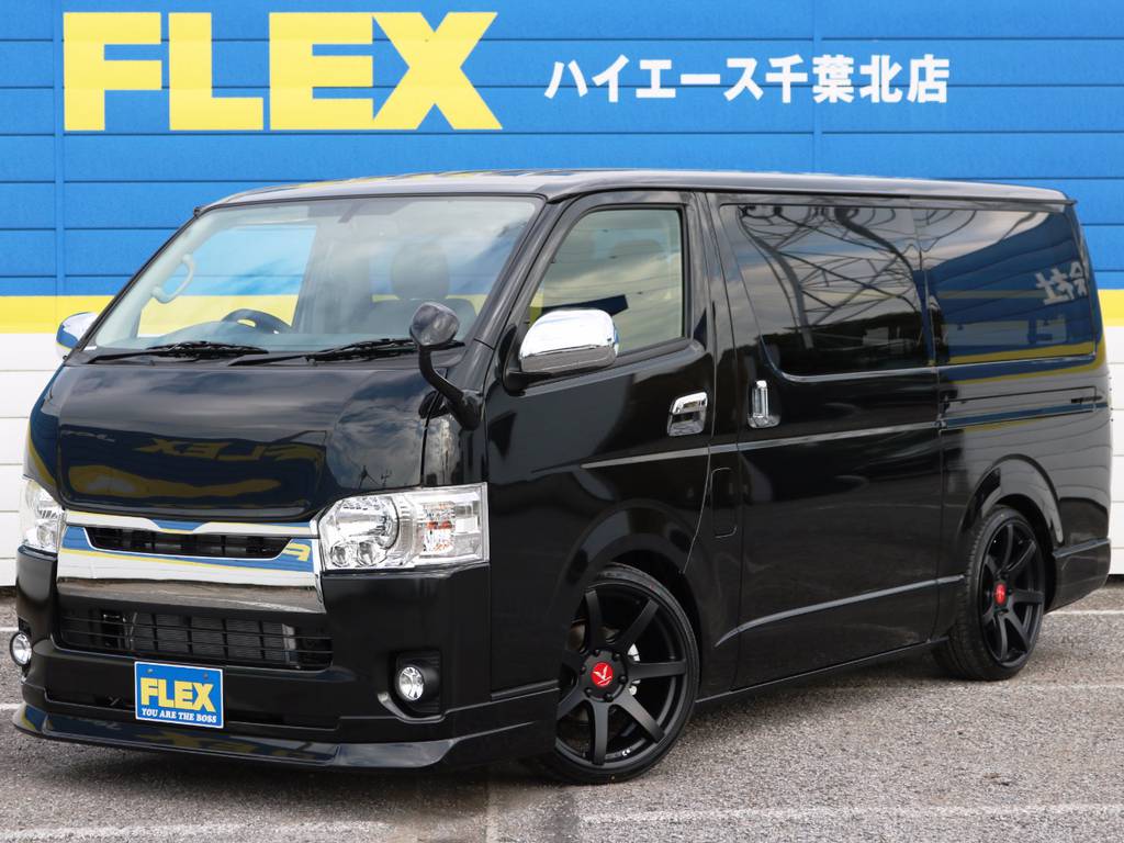 新車未登録ハイエースバン　Ｓ－ＧＬ　ガソリン２ＷＤ　２段ベッドキット！