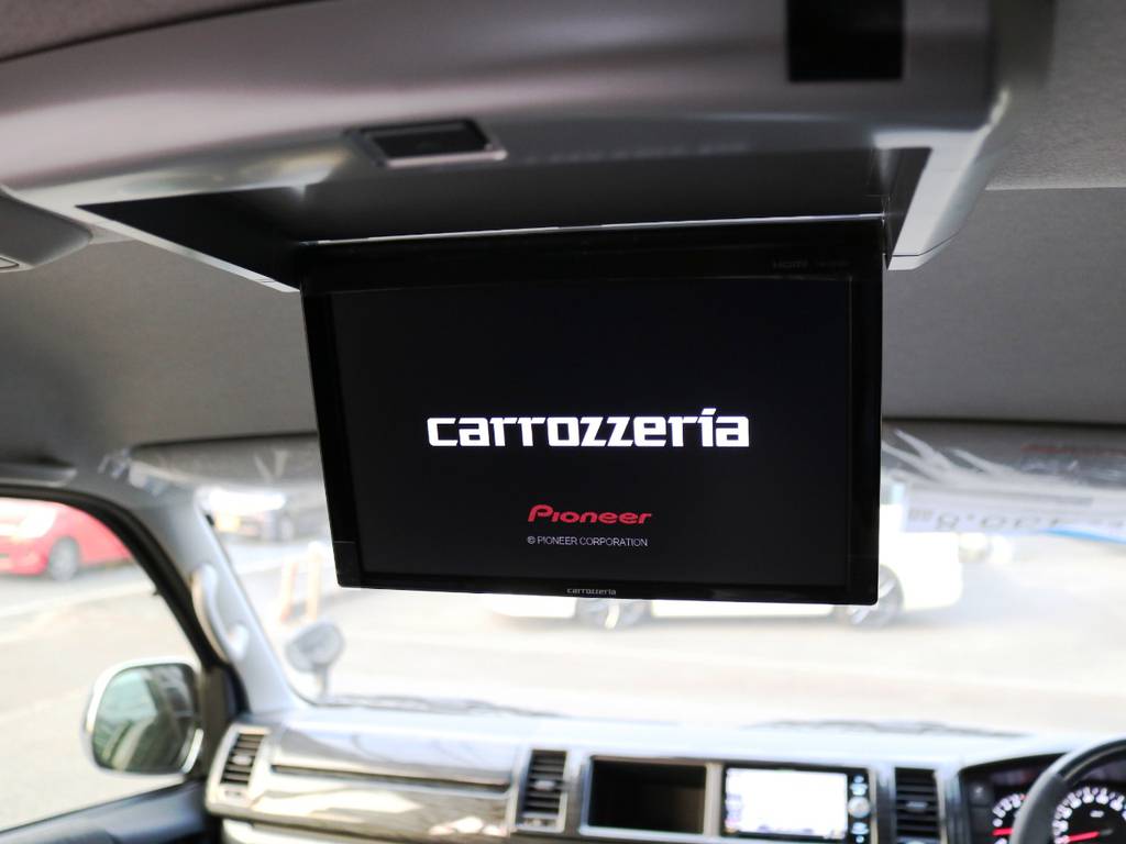 カロッツェリア　フリップダウンモニター！