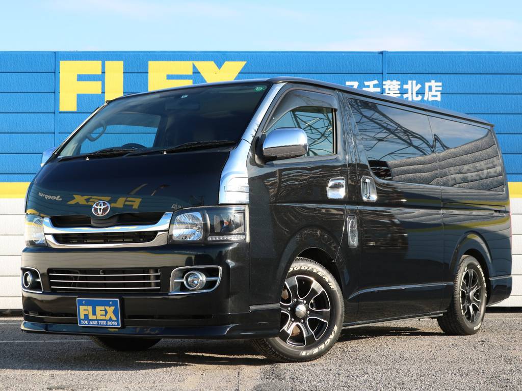Ｈ２２年製　ハイエース２００系２型　ブラックマイカ！