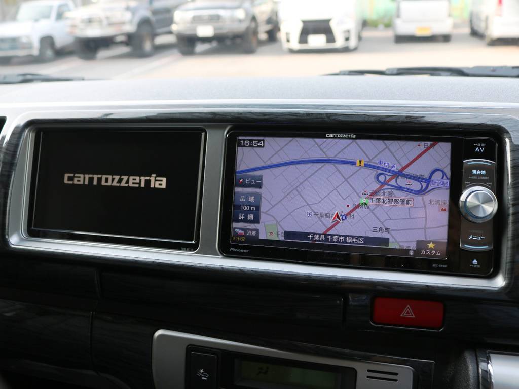 カロッツェリア　メモリーナビ＋カロッツェリア　サブモニター！