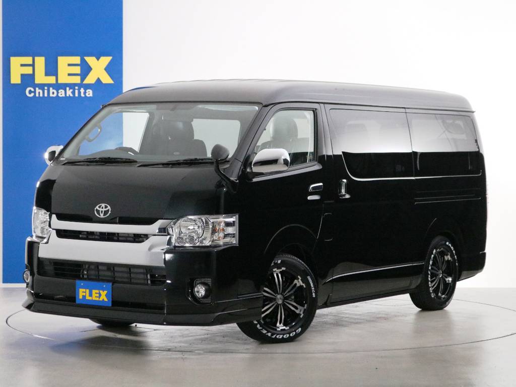 新車未登録　ハイエースワゴンＧＬ　特別架装車ファインテックツアラー　ミドルボディ　４ＷＤ！