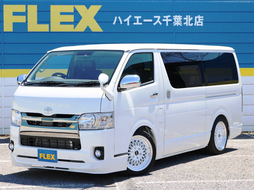 新車未登録　ハイエースバン　Ｓ－ＧＬ　ガソリン２ＷＤ　床張り施工済み！