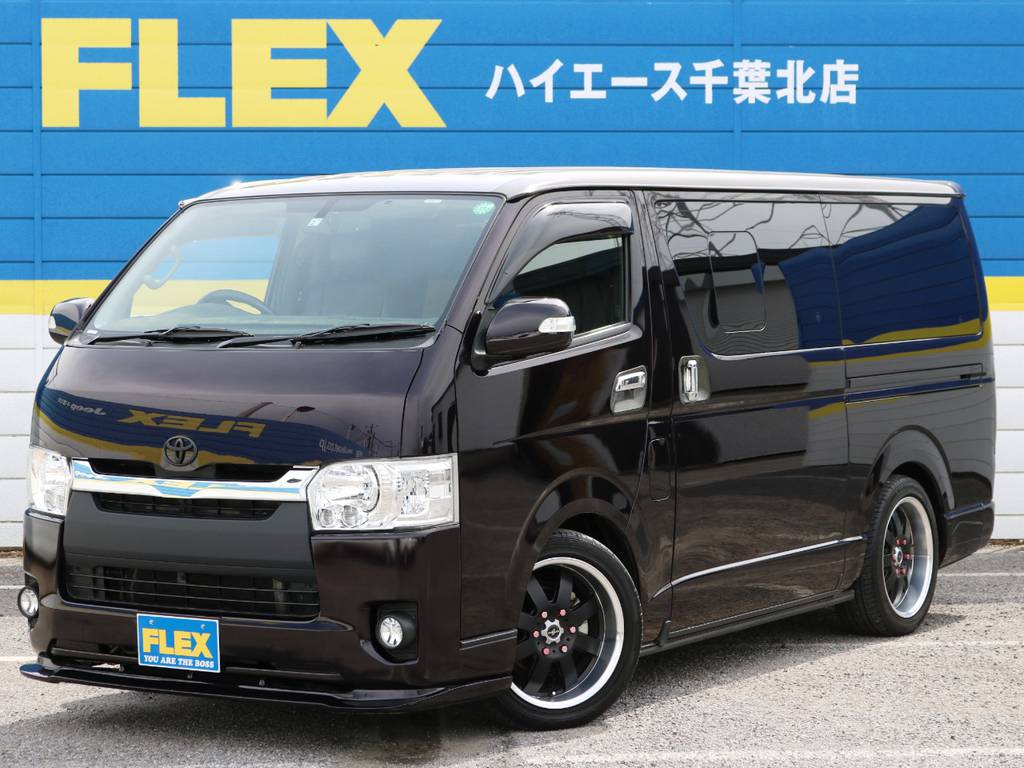 Ｈ２６年　ハイエースバン　Ｓ－Ｇｌ　ガソリン２ＷＤ　ファインカスタム済み車両！