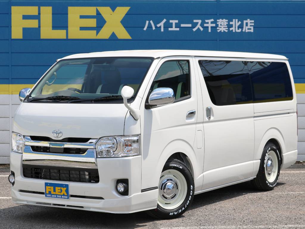 新車未登録　ハイエースバン　Ｓ－ＧＬ　ガソリン２ＷＤ　クラフトプラス　デニムコンプリートパッケージ！