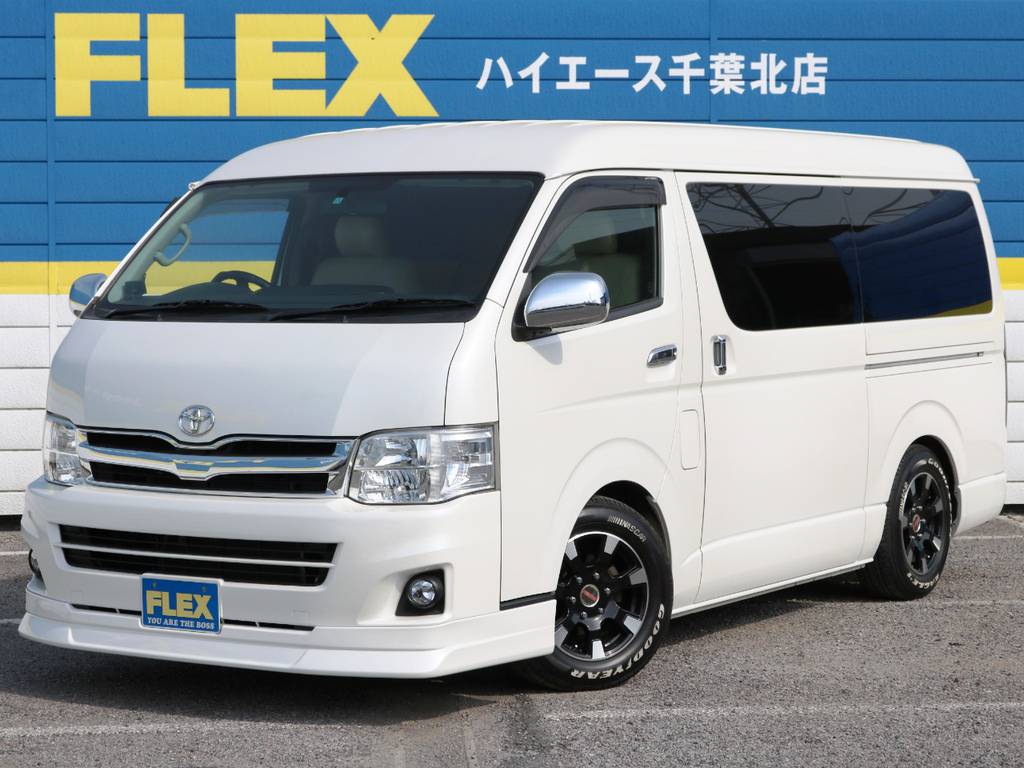 Ｈ２２年　ハイエースワゴンＧＬ　ガソリン２ＷＤ　パールホワイト　１０人乗り！