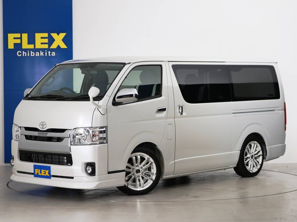 新車未登録　ハイエースバンＳ－ＧＬ　ガソリン２ＷＤ　クラフトプラス　デニムコンプリートパッケージ！