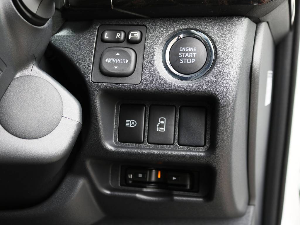 メーカーオプション　プッシュスタートシステム＋パワースライドドア！ＥＴＣもビルトインにて完備♪