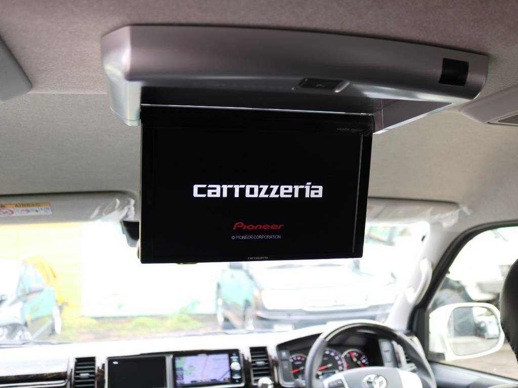 カロッツェリア　１０．２型フリップダウンモニター！
