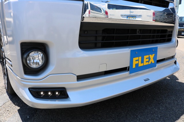 モデリスタ　フロントリップスポイラー！ＬＥＤデイライト付き！