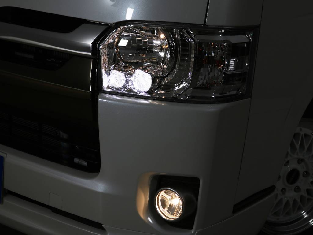 ＬＥＤヘッドライト　標準装備！