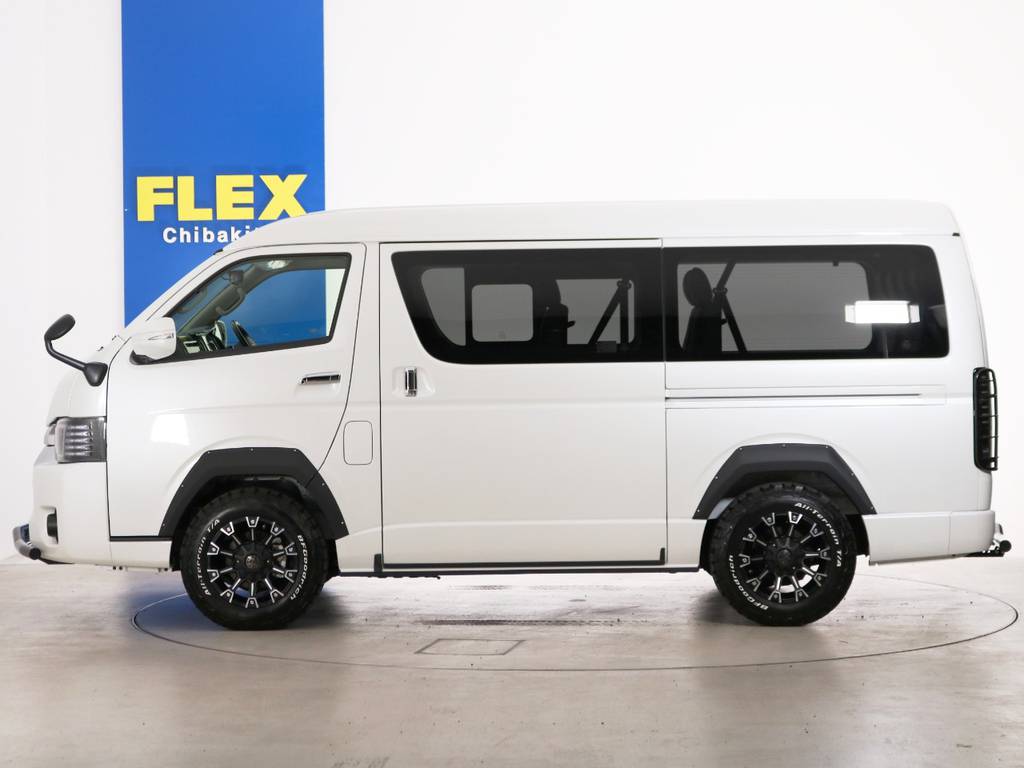 ノーマル車高のお車となります。ローダウン等、追加のカスタムももちろん可能です！