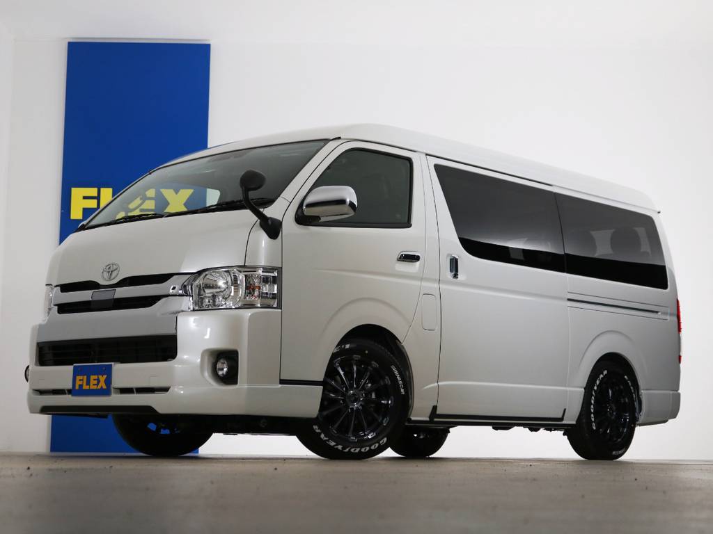 新車未登録　ハイエースワゴンＧＬ　１０人乗り３ナンバー登録　ガソリン４ＷＤ　寒冷地仕様　スタンダードＰＫＧ！