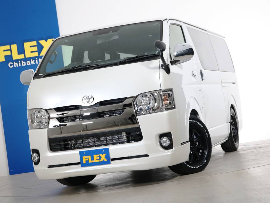 新車未登録　ハイエースバン　特別仕様車　ダークプライムⅡ　ディーゼルターボ　２ＷＤ　５人乗り　４ナンバー登録！