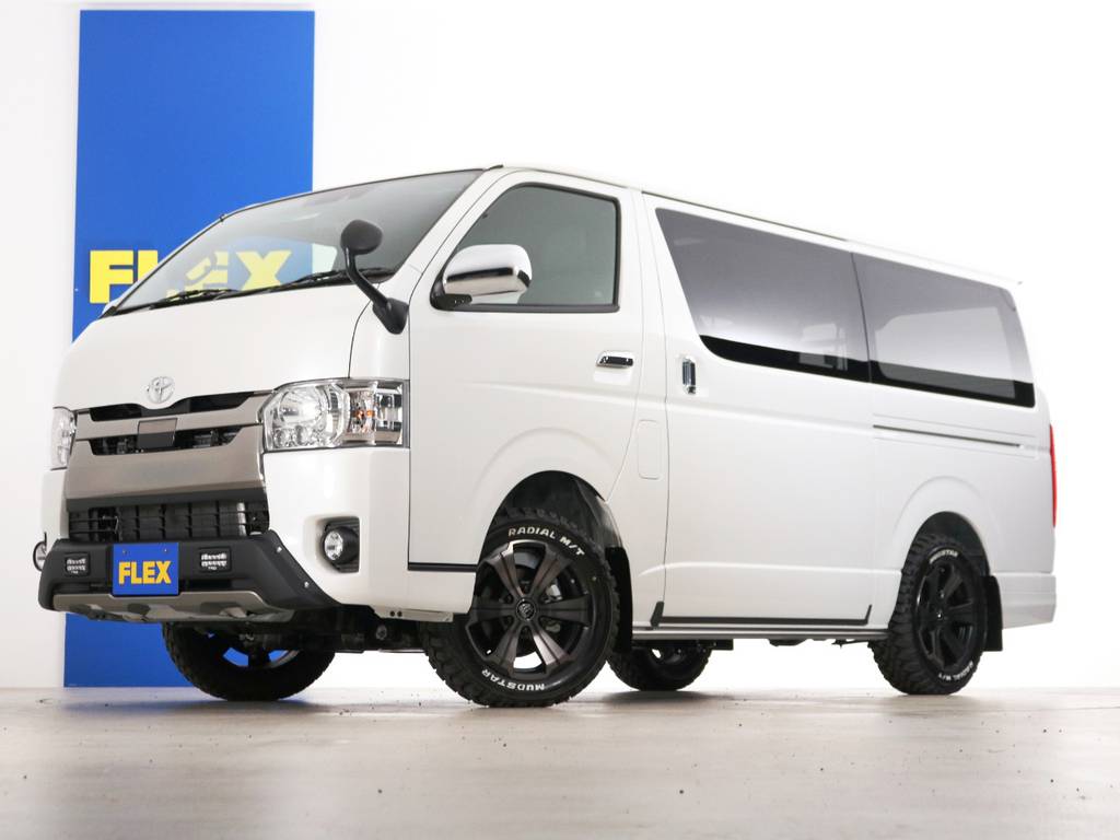 新車未登録　ハイエースバン　Ｓ－ＧＬ　特別仕様車【ダークプライムⅡ】　ディーゼルターボ４ＷＤ　５人乗り４ナンバー登録　寒冷地仕様！
