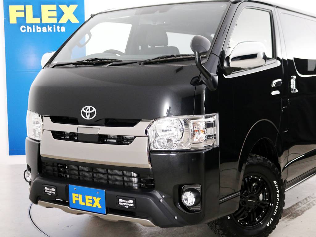 フロントビュー！ＴＲＤ　フロントスポイラー装着済み♪
