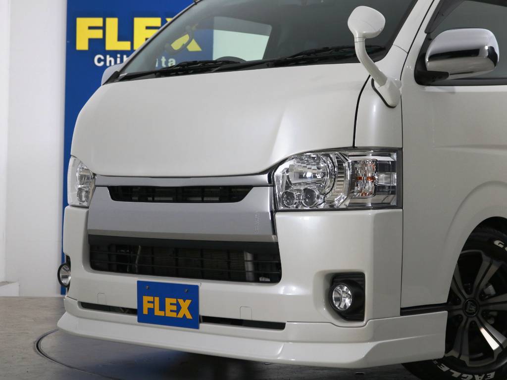 ＦＬＥＸオリジナル　ＤｅｌｆｉｎｏＬｉｎｅ　フロントボンネット・フロントリップスポイラー！