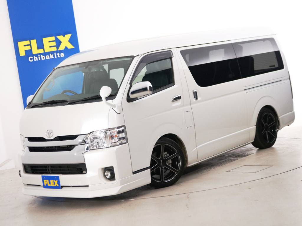 Ｈ２９年　買取直販　２万ｋｍ　ハイエースワゴンＧＬ　ガソリン２ＷＤ　１０人乗り３ナンバー登録　内装アレンジ【アレンジＳＴラウンジ】！