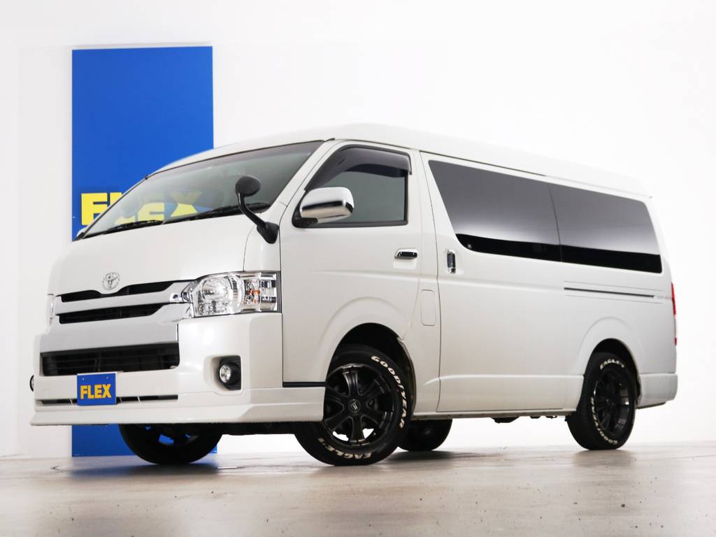 Ｈ２９年　ハイエースワゴンＧＬ　４．６万ｋｍ　ガソリン４ＷＤ　１０人乗り３ナンバー登録　内外装クリーニング済み　スタンダードＰＫＧ！