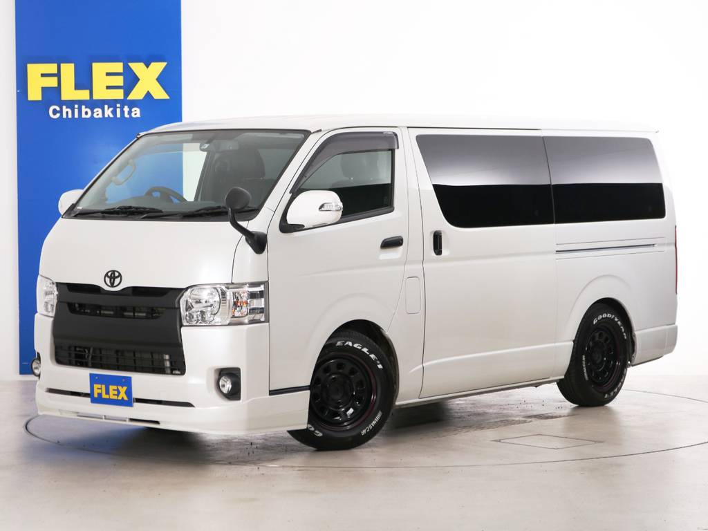 Ｈ２６年　ハイエースバン　Ｓ－ＧＬ　３．６万ｋｍ　床張りベッドカスタムＰＫＧ！