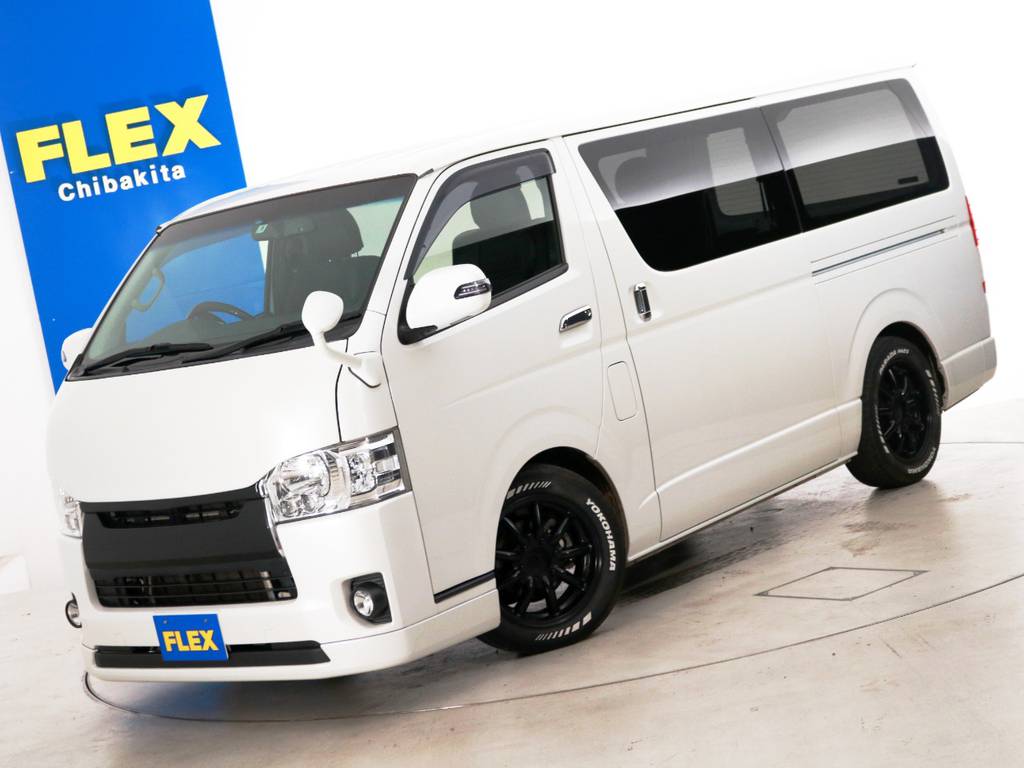 Ｈ２８年　ハイエースバン　Ｓ－ＧＬ　７．７万ｋｍ　ガソリン２ＷＤ　５人乗り４ナンバー登録　内装アレンジ【Ｖｅｒ４】♪