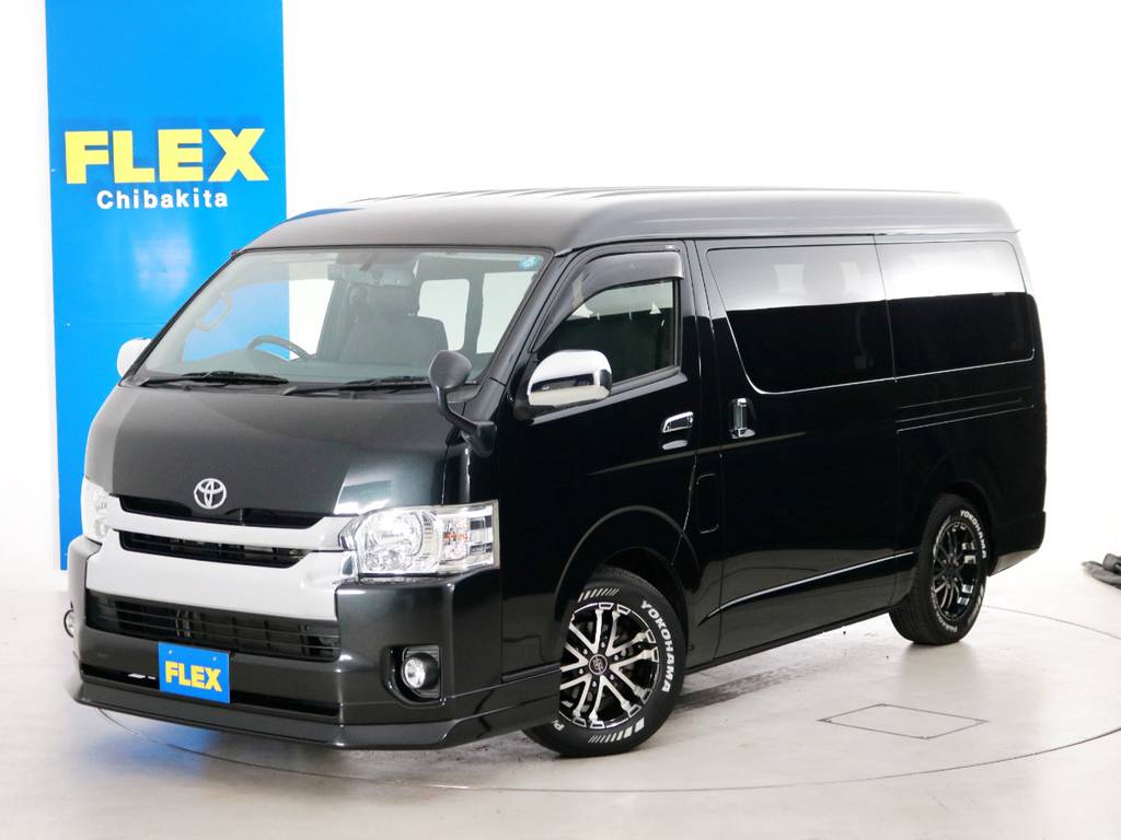 Ｈ２７年　買取直販　ハイエースワゴンＧＬ　５万ｋｍ　ガソリン２ＷＤ　１０人乗り３ナンバー登録　ベッドカスタムＰＫＧ！