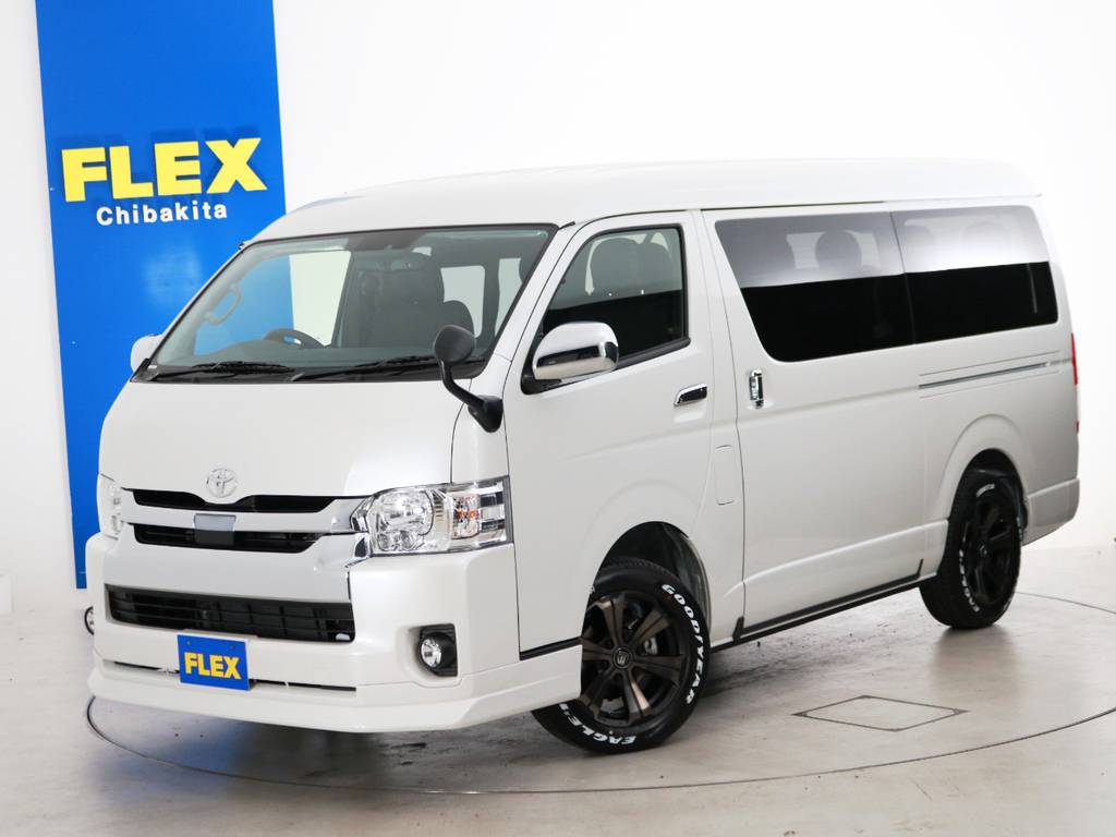 新車未登録　ハイエースワゴンＧＬ　ガソリン４ＷＤ　１０人乗り３ナンバー登録　スタンダードＰＫＧ！