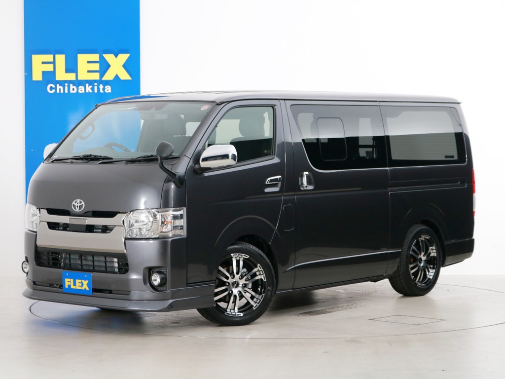 新車未登録　ハイエースバン　Ｓ－ＧＬ　ダークプライムⅡ　ライトカスタムＰＫＧ！