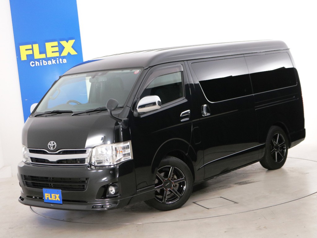 Ｈ２４年　買取直販　８．１万ｋｍ　ハイエースバン　Ｓ－ＧＬ　ワイド　ガソリン２ＷＤ　５人乗り１ナンバー登録　ベッドカスタムＰＫＧ！