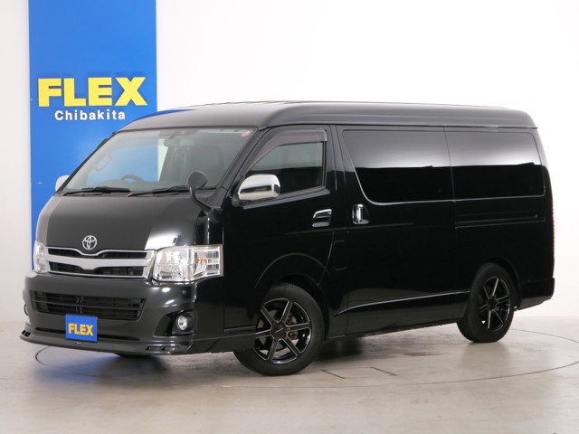 Ｈ２４年　買取直販　８．１万ｋｍ　ハイエースバン　Ｓ－ＧＬ　ワイド　ガソリン２ＷＤ　ベッドカスタムＰＫＧ！