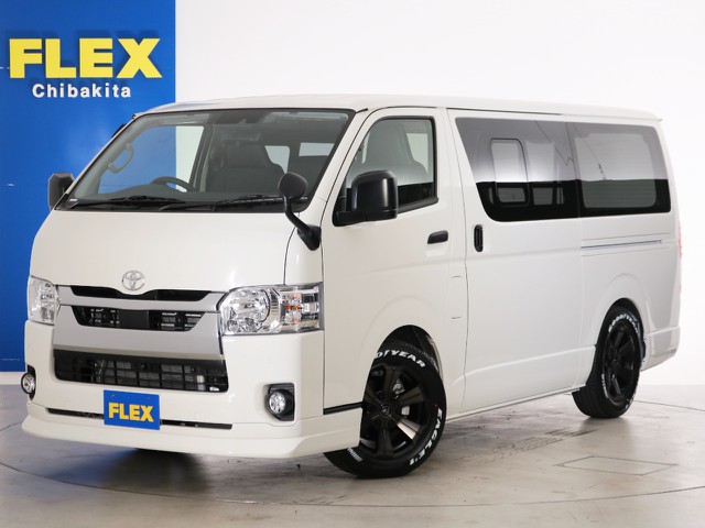 新車未登録　ハイエースバン　ＤＸ　ＧＬパッケージ　一部改良後　ガソリン２ＷＤ　ライトカスタムＰＫＧ！