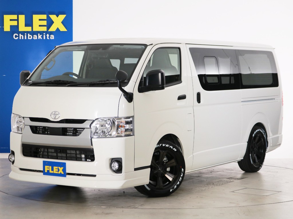 新車未登録　ハイエースバン　ＤＸ　ＧＬパッケージ　一部改良後　ディーゼルターボ２ＷＤ　ライトカスタムＰＫＧ！