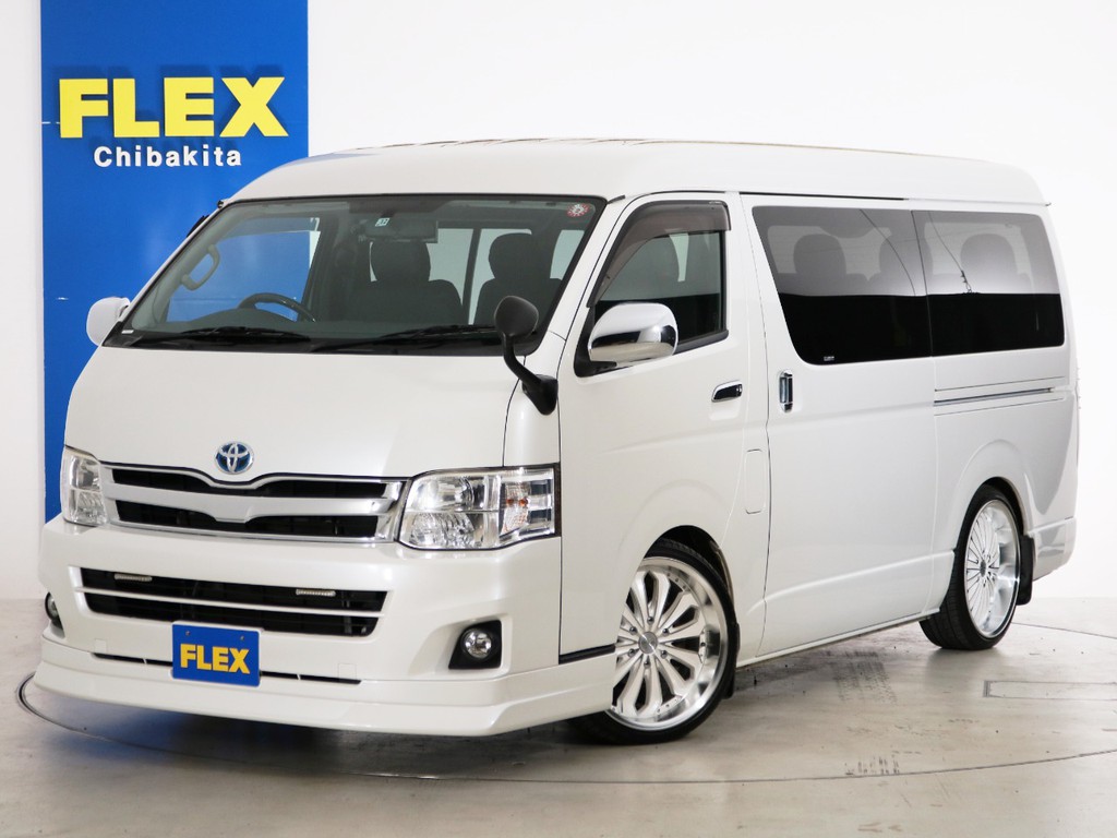 Ｈ２３年　買取直販　５．１万ｋｍ　ハイエースワゴンＧＬ　ガソリン２ＷＤ　カスタムＰＫＧ！