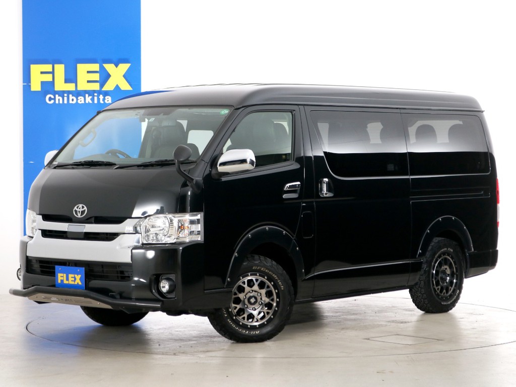 Ｈ３０年　買取直販　２．５万ｋｍ　ハイエースワゴンＧＬ　ガソリン４ＷＤ　ベッドカスタムＰＫＧ！