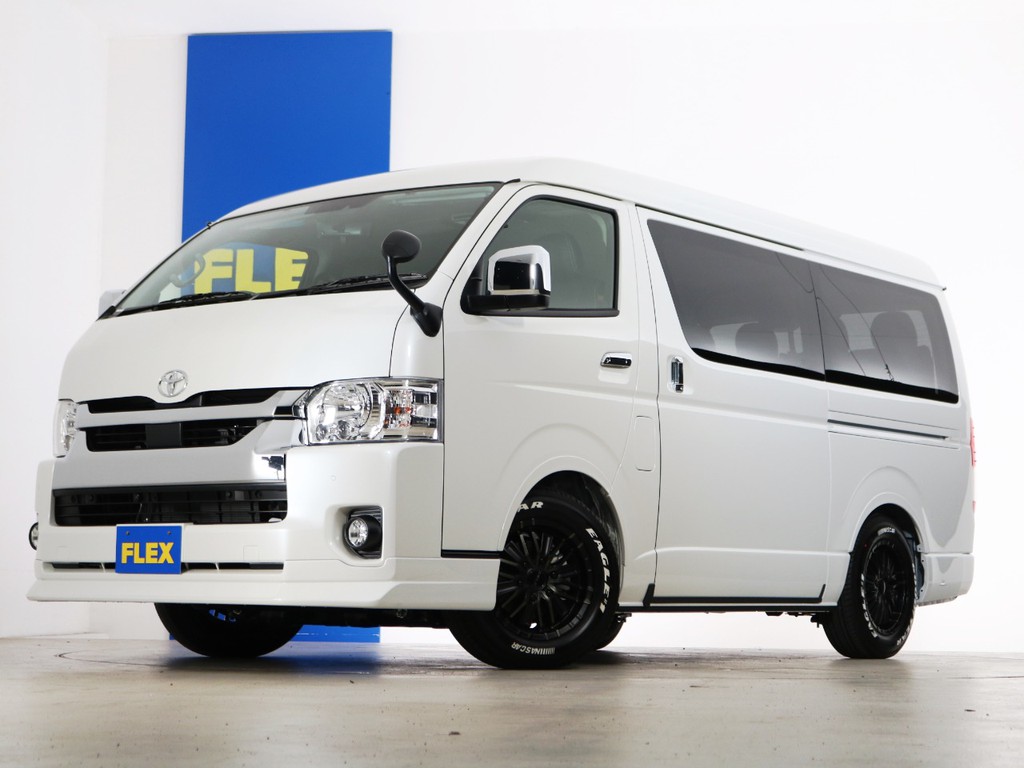 新車未登録　ハイエースワゴンＧＬ　１０人乗り３ナンバー登録　ガソリン４ＷＤ　寒冷地仕様　スタンダードＰＫＧ！