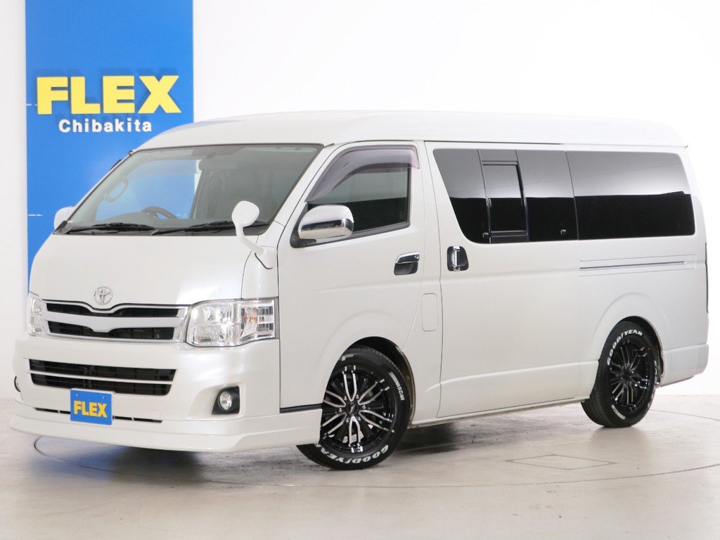 Ｈ２４年　５万ｋｍ　ハイエースバン　Ｓ－ＧＬ　ワイド　ガソリン２ＷＤ　ライトカスタムＰＫＧ！