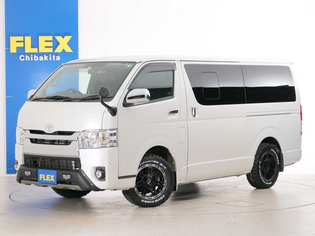 Ｈ３０年　４．４万ｋｍ　ハイエースバン　Ｓ－ＧＬ　ＤＴ２ＷＤ　ワイルドカスタムＰＫＧ！
