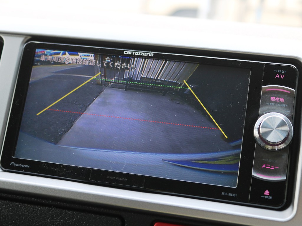 純正バックカメラ　ナビ連動施工済み！