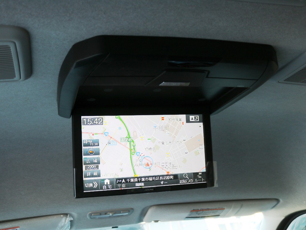 アルパイン　１２．８型　フリップダウンモニター！