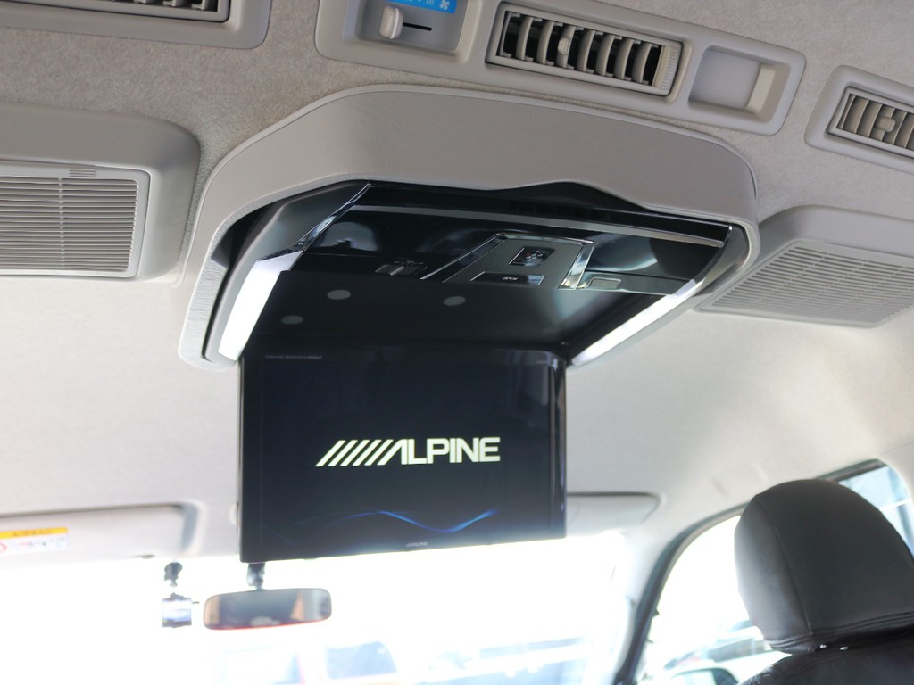 アルパイン　１２．８型　フリップダウンモニター！