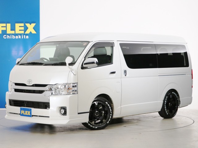 Ｈ３０年　買取直販　１．３万ｋｍ　ハイエースワゴンＧＬ　トヨタ車体特別架装車【ファインテックツアラー】　ガソリン２ＷＤ　カスタムＰＫＧ！