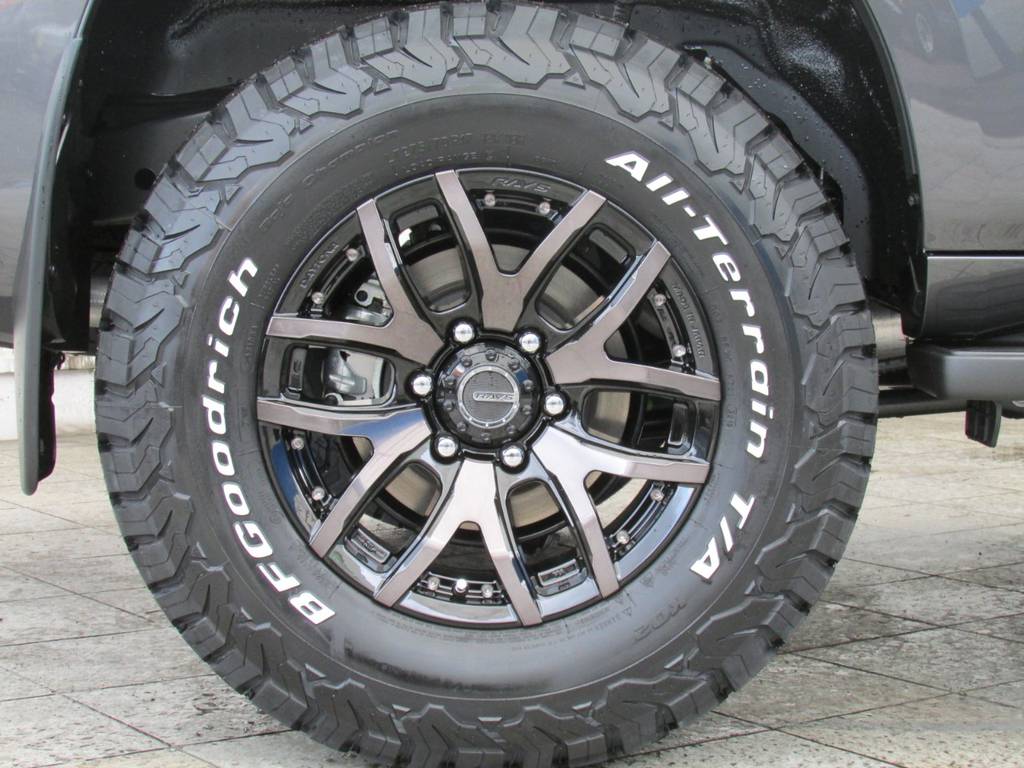 RAYS17インチホイールに新品 BFグッドリッチAT　KO2！！