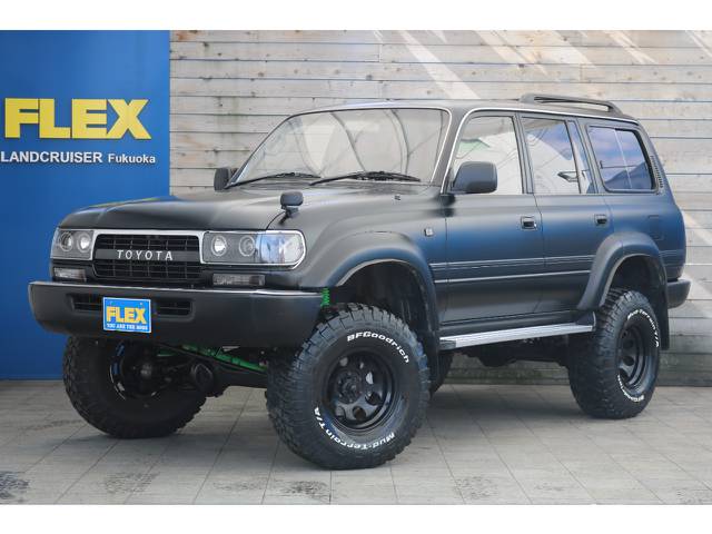 ランクル８０ＶＸ－ＬＴＤ、マットブラックペイントで入庫です！