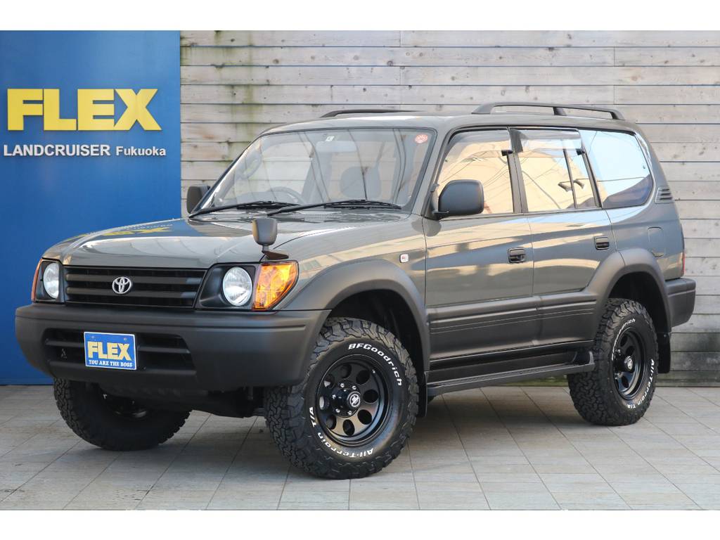 ランクル９５プラド、ガソリン車、低走行４万キロ台で完成致しました！