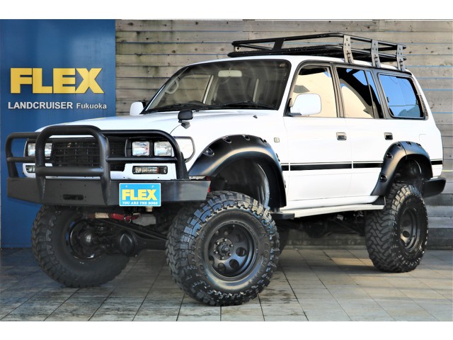 ランクル８０中期型ガソリン車が低走行１２万キロ台で入庫致しました！