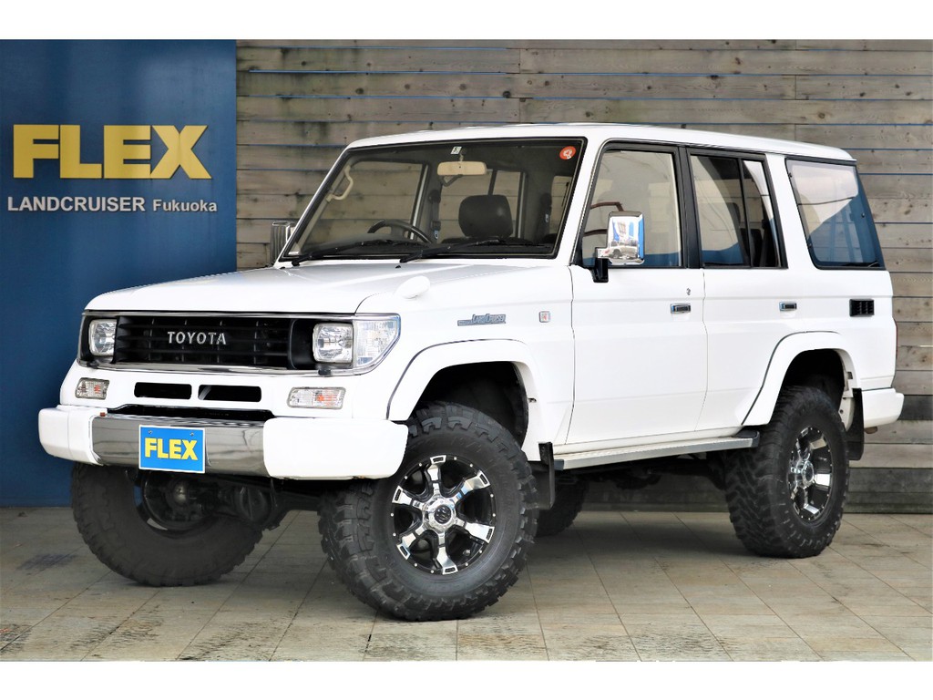 ランクル７８プラド、低走行１２万キロ台のカスタム車両が入庫致しました！