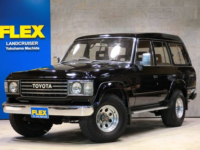 ガソリン最終モデルのＦＪ６２Ｇ入庫！全国登録ＯＫ！丸目フェイス換装済み！ブラックペイント済み！７０用フロントバンパー＆ＵＳリアバンパー！