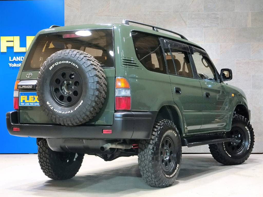ジムライン１６インチＡＷ＆ＢＦグッドリッチ２５５ＭＴタイヤ×5本組！高額なカスタム内容！グッドコンディション車！！