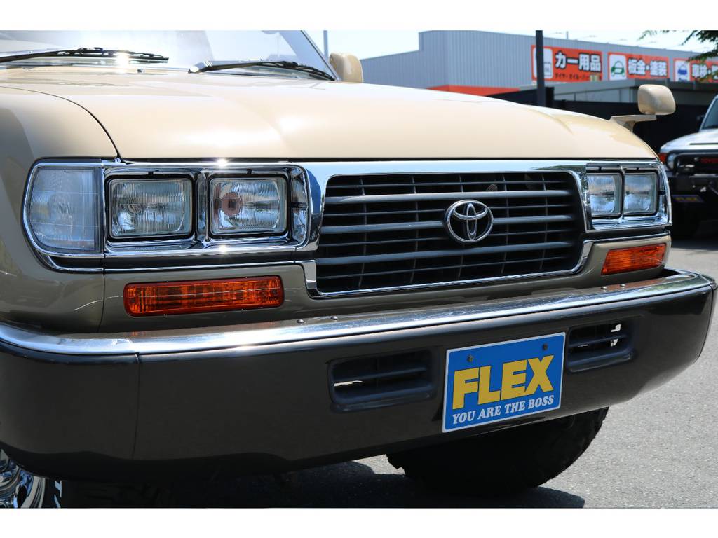 新品装着の輸出モデル用、角目４灯ヘッドランプ！ウインカーも新品交換！