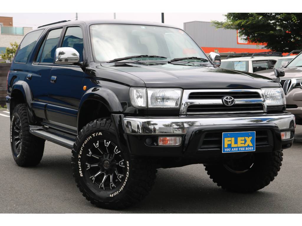 ２インチリフトアップ、社外ＡＷ＆タイヤで迫力が出ますね！是非、ノーマルと比べて見てください！